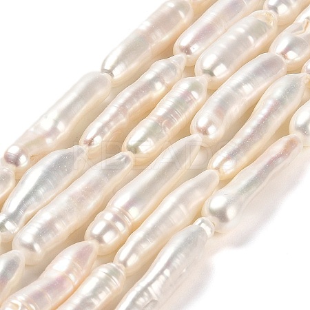 Natural Keshi Pearl Beads Strands PEAR-J007-07-1