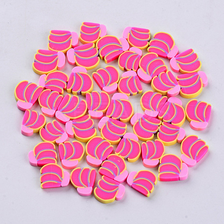 Handmade Polymer Clay Cabochons X-CLAY-N006-17-1