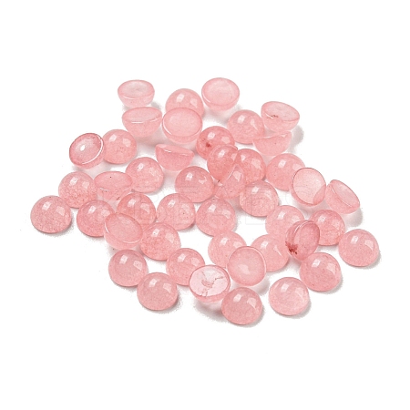 Natural White Jade Dyed Cabochons G-H309-03-14-1