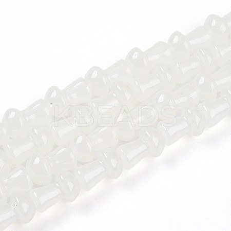 Baking Paint Glass Beads Strands DGLA-N007-01A-1
