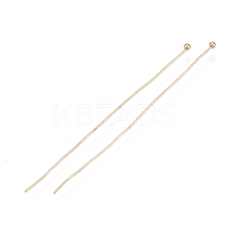 Brass Ball Head Pins KK-S341-90-1