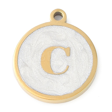 Ion Plating(IP) 201 Stainless Steel Pendants STAS-K288-02G-C-1