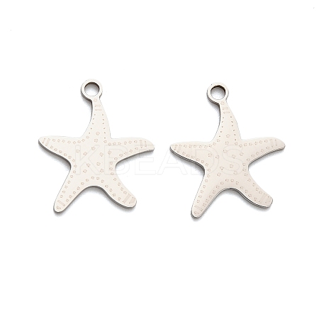 201 Stainless Steel Pendants STAS-C141-02A-P-1