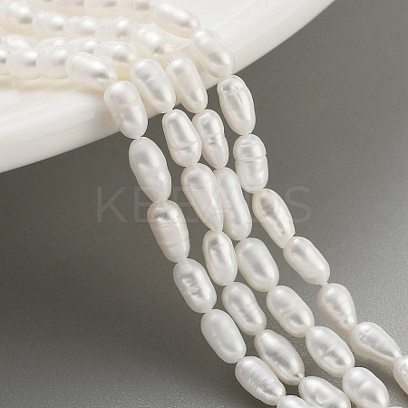 Natural Cultured Freshwater Pearl Beads Strands PEAR-P062-01E-1