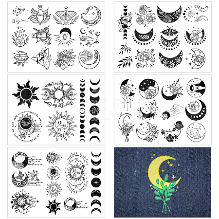2 Sets 2 Style PVA & Cloth Water-soluble Embroidery Aid Drawing Sketch DIY-CP0009-92A-1