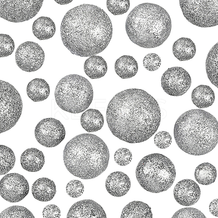 160Pcs 10 Styles Glitter Craft Foam Balls DIY-SP0005-58A-1