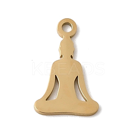 304 Stainless Steel Charms STAS-H247-05G-1