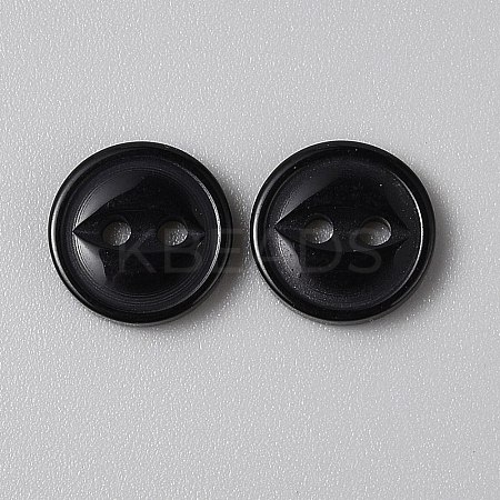2-Hole Resin Buttons LS-FIND-WH0170-88B-01-1