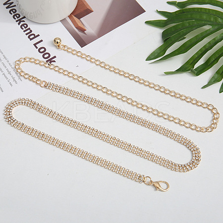 Alloy 3-Row Full Crystal Rhinestone Body Chains WGFFE9E-01-1