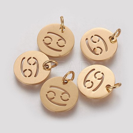 Ion Plating(IP) 304 Stainless Steel Pendants A-STAS-Q201-T445-4G-1