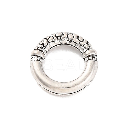 Tibetan Style Alloy Linking Rings TIBE-M004-13AS-01-1