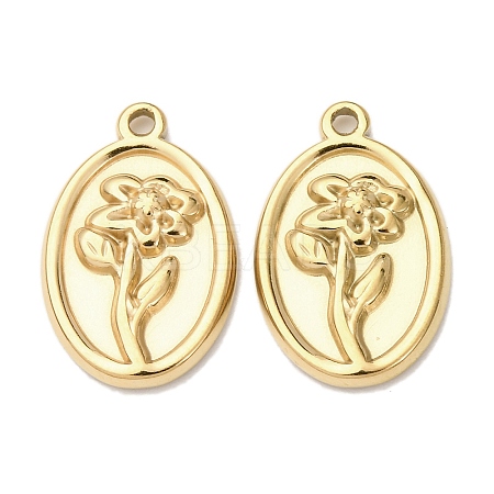 304 Stainless Steel Pendants STAS-I358-12G-10-1