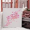 Plastic Reusable Drawing Painting Stencils Templates DIY-WH0172-366-4