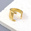 Vacuum Plating 201 Stainless Steel Cuff Rings RJEW-Z032-01G-I-2
