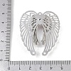 Brass Crystal Rhinestone 3D Hollow Angel Wings Chandelier Component Links KK-A261-05P-3