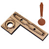 Wooden & Carbon Steel Leather Die Cutting Mold DIY-WH0622-221D-1