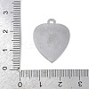304 Stainless Steel Synthetic Turquoise Pendants STAS-K311-02P-3