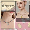 15Pcs 5 Styles Tibetan Style Alloy Pendants TIBEP-YW0001-76AG-7