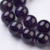 Natural Amethyst Bead Strands G-J376-20-14mm-3