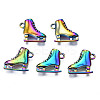 Rainbow Color Alloy Pendants PALLOY-N156-148-NR-1