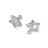Brass Pave Clear Cubic Zirconia Charms CU-CBAD360-03P-03-2
