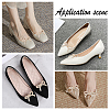 4Pcs Alloy Crystal Rhinestone Wedding Shoe Decorations FIND-CP0002-06KCG-5