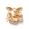 Rack Plating Alloy Rhinestone Pendants ALRI-M006-10G-2