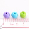 Mixed Color Acrylic Jewelry Beads X-PAB704Y-4