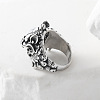 Punk Style 304 Stainless Steel Dragon Finger Rings for Men UN0454-1-4