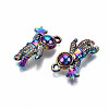 Rainbow Color Alloy Pendants PALLOY-S180-070-RS-3