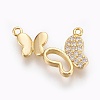 Brass Micro Pave Cubic Zirconia Pendants LS-ZIRC-P076-15G-NR-1