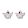 Halloween Theme Rack Plating Luminous Alloy Enamel Pendants ENAM-N056-238P-3