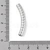 304 Stainless Steel Curved Tube Beads STAS-M071-03J-P-4