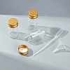 BENECREAT Round Glass Storage Containers for Cosmetic GLAA-BC0001-12A-6