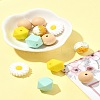 5 Styles Food Grade Eco-Friendly Silicone Beads SIL-FS0001-25-10
