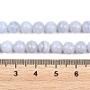 Natural Blue Lace Agate Beads Strands G-D106-A01-6mm-5