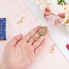 6Pcs Brass Hook Buttons AJEW-SC0003-20-3