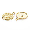 Brass Micro Pave Cubic Zirconia Pendants KK-Q283-037-NR-2