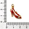 304 Stainless Steel Enamel Pendants STAS-B097-12G-4