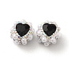 Polymer Clay Rhinestone Beads RGLA-D050-04E-3
