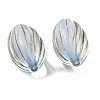 Plating Transparent Acrylic Beads OACR-B013-17D-3