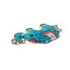 Zinc Alloy Connector Charms LS-FIND-WH0108-91K-4