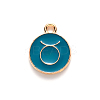 Alloy Enamel Pendants ENAM-S124-01A-05C-2