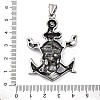304 Stainless Steel Big Pendants LS-STAS-P367-01AS-3
