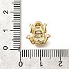Brass with Cubic Zirconia Beads KK-Q035-14G-3