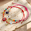 2Pcs Mother's Day Brass Charm Bracelets ST5859-3-2