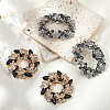 4Pcs 2 Styles Flower Brass Rhinestone Shoe Decorations AJEW-GA0006-94A-4