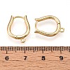 Brass Hoop Earring Finding KK-N261-57G-3