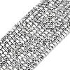 Electroplate Glass Beads Strands GLAA-Q105-03U-1