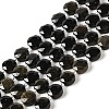 Natural Golden Sheen Obsidian Bead Strands G-C116-A07-01-1